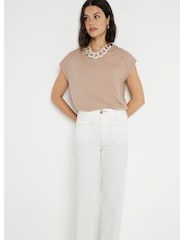River Island Jeans mit hohem Bund und weitem Bein - Bild 2 von 5