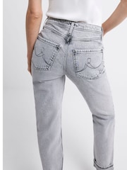River Island Grey Sculpt Mom Jeans - Image 3 of 5