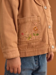 Sand Embroidered Shacket (3mths-7yrs) - Image 5 of 10