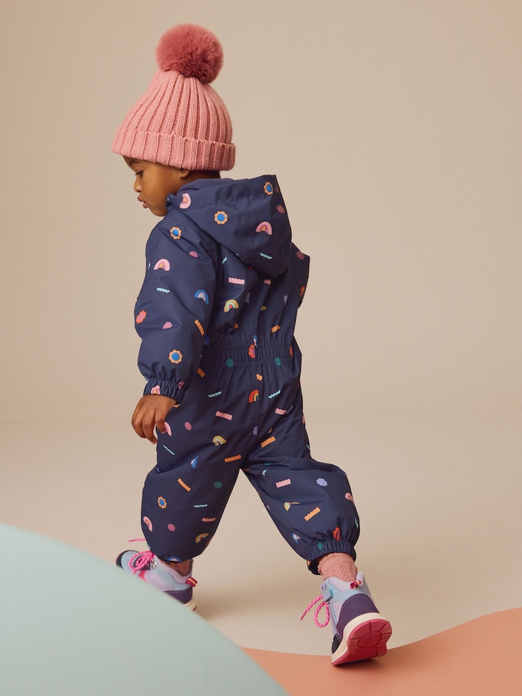 Navy Character Waterproof Puddlesuit (3mths-7yrs) - Image 2 of 9