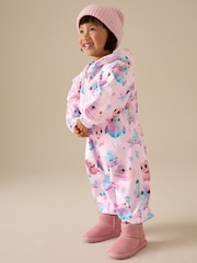 Pink Character Waterproof Hooded Puddlesuit (3mths-7yrs) - Image 2 of 8