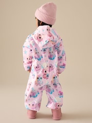 Pink Character Waterproof Hooded Puddlesuit (3mths-7yrs) - Image 3 of 8