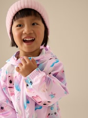 Pink Character Waterproof Hooded Puddlesuit (3mths-7yrs) - Image 4 of 8