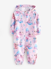 Pink Character Waterproof Hooded Puddlesuit (3mths-7yrs) - Image 5 of 8