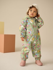 Green Character Waterproof Puddlesuit (3mths-7yrs) - Image 1 of 9