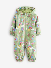 Green Character Waterproof Puddlesuit (3mths-7yrs) - Image 5 of 9