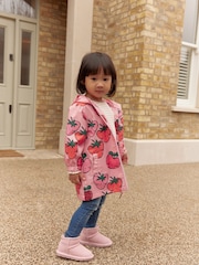 Pink Strawberry/Apple Shower Resistant Cagoule Jacket (3mths-7yrs) - Image 1 of 9