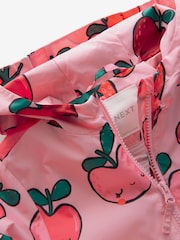 Pink Strawberry/Apple Shower Resistant Cagoule Jacket (3mths-7yrs) - Image 9 of 9
