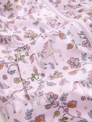 Pink Floral Unicorn Shower Resistant Cagoule Jacket (3mths-7yrs) - Image 10 of 10