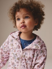 Pink Floral Unicorn Shower Resistant Cagoule Jacket (3mths-7yrs) - Image 4 of 10