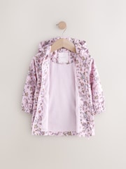Pink Floral Unicorn Shower Resistant Cagoule Jacket (3mths-7yrs) - Image 6 of 10