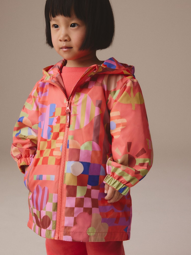 Abstrakte Koralle - Spritzwasserbeständige Regenjacke (3 Monate bis 7 Jahre) - Bild 1 von 9 Abstrakte Koralle - Spritzwasserbeständige Regenjacke (3 Monate bis 7 Jahre) - Bild 1 von 9