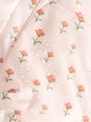 Multi Ecru Cream Shower Resistant Printed Padded Coat (3mths-7yrs) - Image 9 of 10