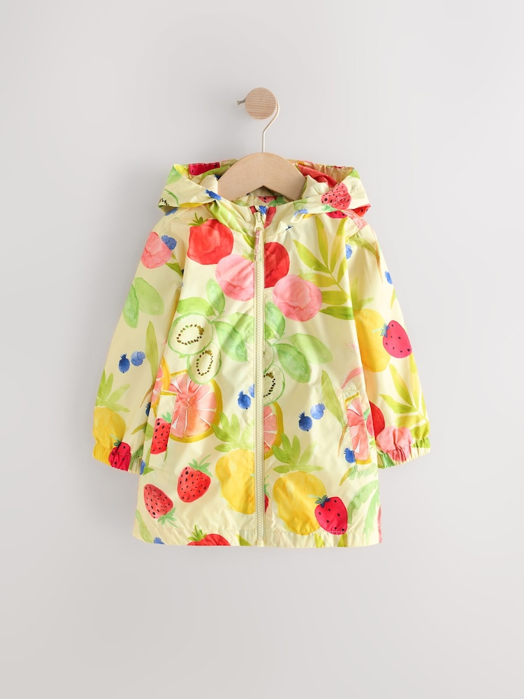 Yellow Fruit Shower Resistant Cagoule Jacket (3mths-7yrs) - Image 5 of 7