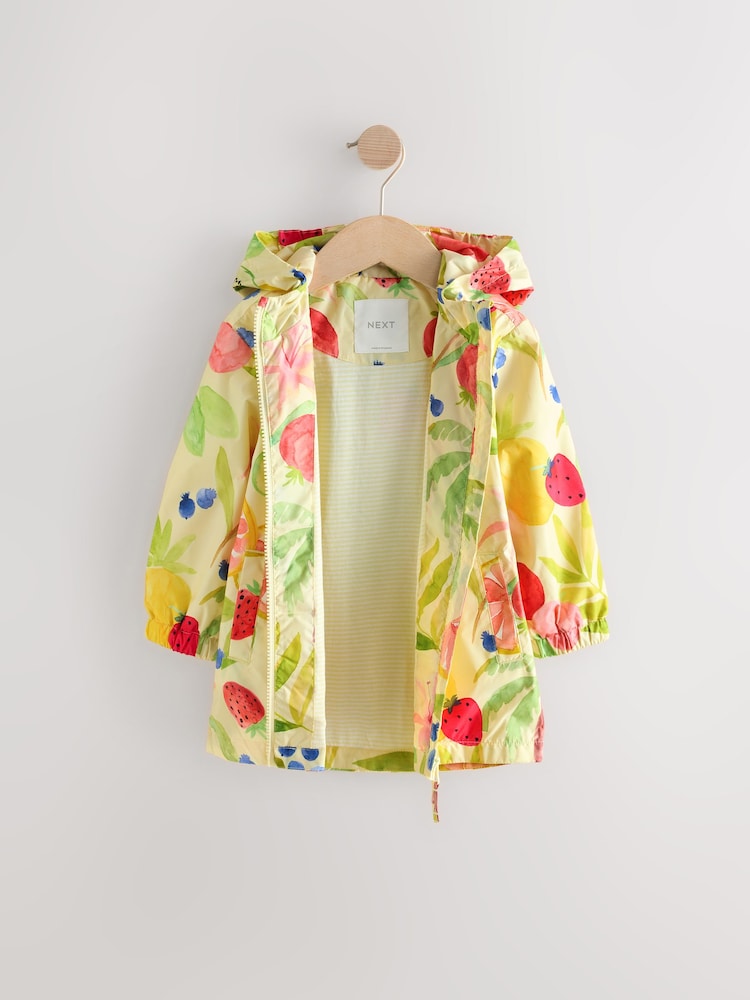 Gelb mit Obstmotiv - Spritzwasserbeständige Regenjacke (3 Monate bis 7 Jahre) - Bild 7 von 7 Gelb mit Obstmotiv - Spritzwasserbeständige Regenjacke (3 Monate bis 7 Jahre) - Bild 7 von 7