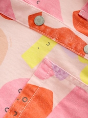 Multi Pastel 100% Cotton Printed Shacket and Shorts Set (3mths-7yrs) - Image 11 of 11