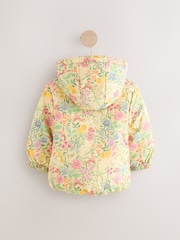 Multi Yellow Shower Resistant Printed Padded Coat (6mths-7yrs) - Image 6 of 9
