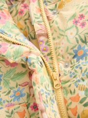 Multi Yellow Shower Resistant Printed Padded Coat (6mths-7yrs) - Image 8 of 9