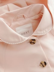 Pink Shower Resistant Hooded Trench Coat (3mths-7yrs) - Image 7 of 8