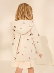 Neutral Cherry Printed Shower Resistant Trench Coat (3mths-7yrs) - Image 3 of 9