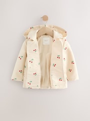 Neutral Cherry Printed Shower Resistant Trench Coat (3mths-7yrs) - Image 7 of 9