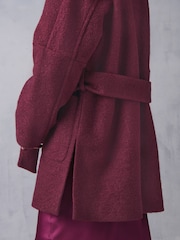 Mauve Pink Satin Midi Skirt - Image 3 of 8