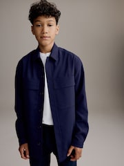 Navy Smart Shacket (3-16yrs) - Image 1 of 7