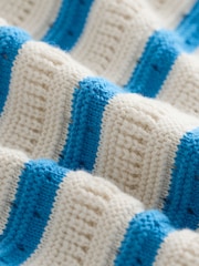 Blau/Weiß - Set aus gestreiftem Tanktop und Hose aus 100 % Baumwolle (3M.–7J.) - Bild 9 von 9