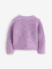 Purple Cat Pocket Cardigan (3mths-7yrs) - Image 5 of 8