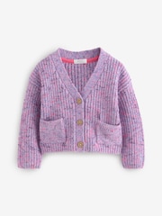 Purple Cat Pocket Cardigan (3mths-7yrs) - Image 6 of 8
