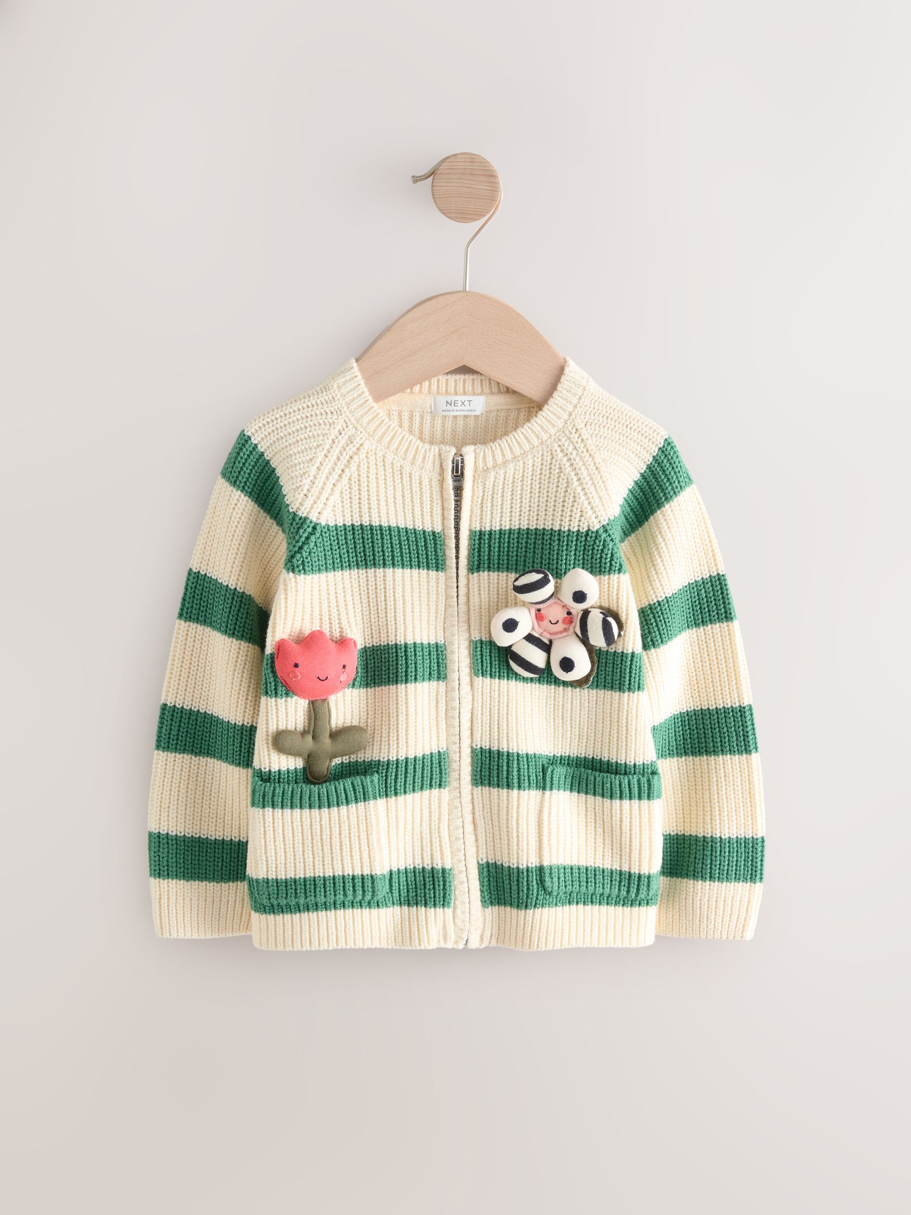 Buy Ecru Crochet Zip Cardigan (3mths-7yrs) from Next USA
