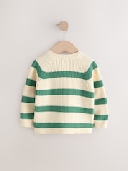 Bež - Crochet Zip pletena jopa (3m-7let) - Slika 6 iz 8