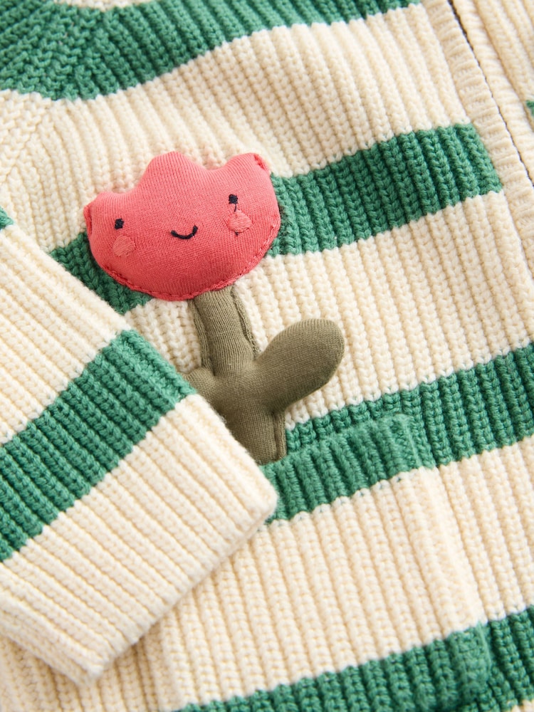 Bež - Crochet Zip pletena jopa (3m-7let) - Slika 8 iz 8 Bež - Crochet Zip pletena jopa (3m-7let) - Slika 8 iz 8