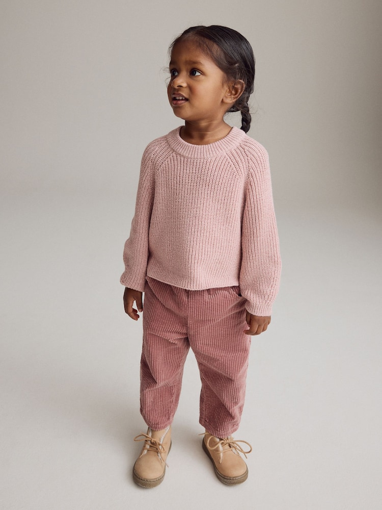 Pink Knitted Jumper (3mths-7yrs) - Image 2 of 8 Pink Knitted Jumper (3mths-7yrs) - Image 2 of 8