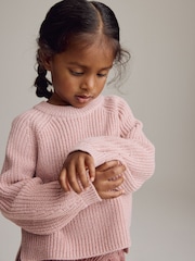 Pink Knitted Jumper (3mths-7yrs) - Image 4 of 8