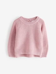 Pink Knitted Jumper (3mths-7yrs) - Image 5 of 8