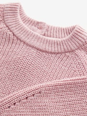 Pink Knitted Jumper (3mths-7yrs) - Image 7 of 8
