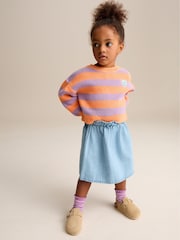 Orange 100% Cotton Jumper and Skirt Set (3mths-7yrs) - Image 1 of 8