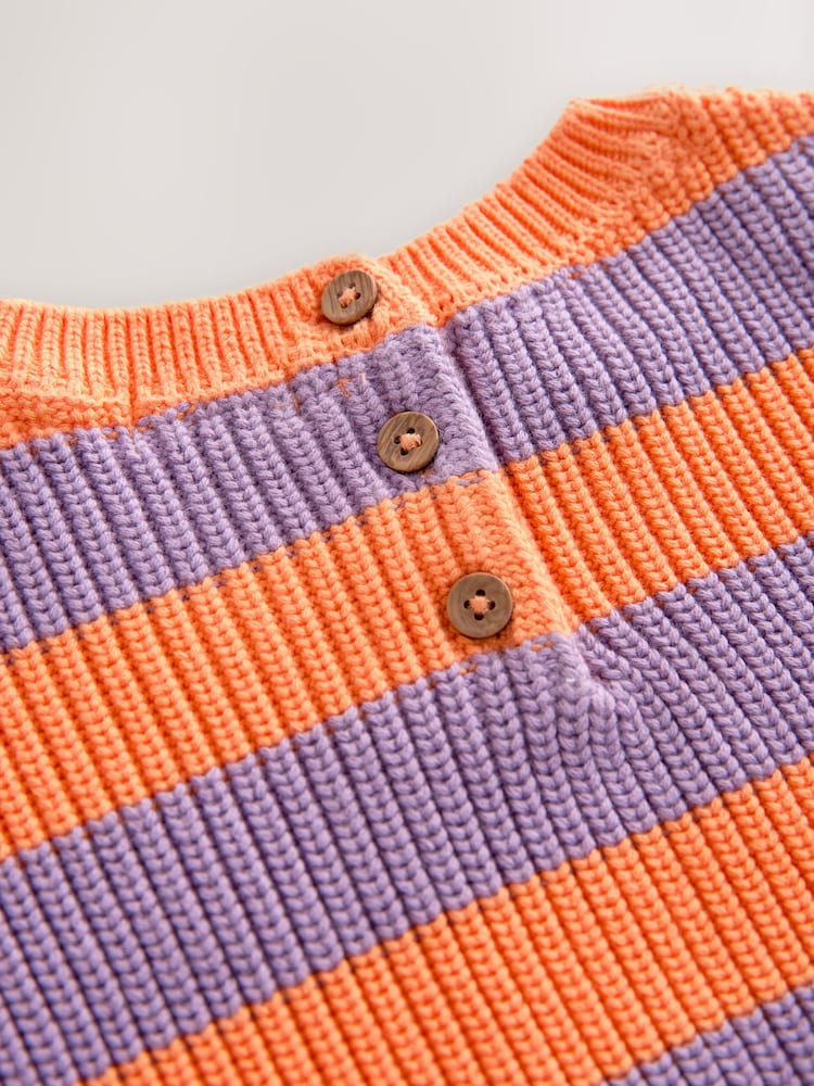 Orange 100% Cotton Jumper and Skirt Set (3mths-7yrs) - Image 8 of 8