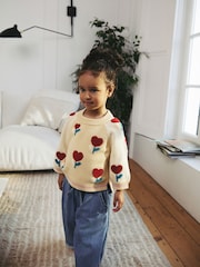 Yellow 100% Cotton Jumper and Trousers Set (3mths-7yrs) - Image 1 of 9