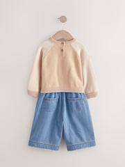 Yellow 100% Cotton Jumper and Trousers Set (3mths-7yrs) - Image 9 of 9