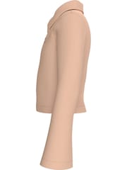 Calvin Klein Pink Slim Rib Long-Sleeved Polo Top - Image 4 of 5