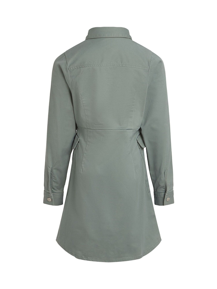 Calvin Klein Green Clean Utility Shirt - Image 2 of 3