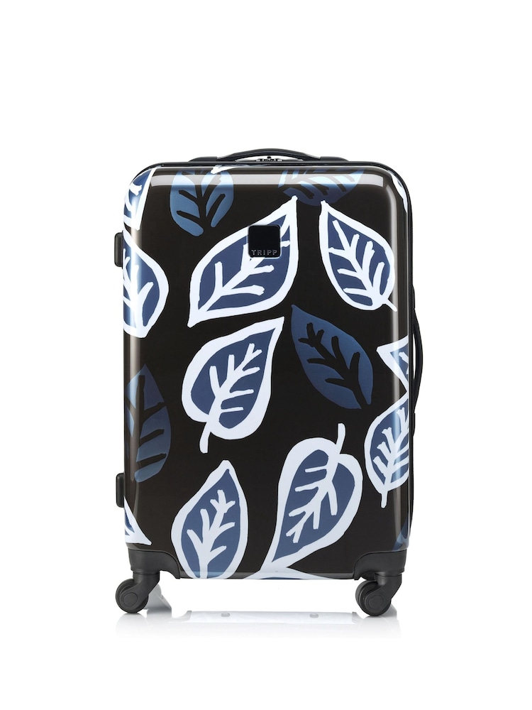 Tripp Blue Medium Bold Leaf Hard 4 Wheel 66cm Suitcase - Image 1 of 4