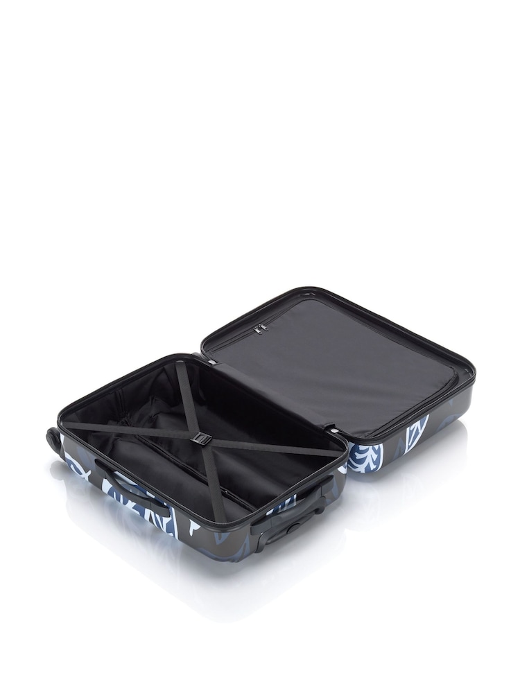 Tripp Blue Medium Bold Leaf Hard 4 Wheel 66cm Suitcase - Image 4 of 4