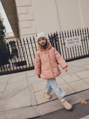 Pink Rust Shower Resistant Padded Coat (3-16yrs) - Image 2 of 10