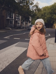 Pink Rust Shower Resistant Padded Coat (3-16yrs) - Image 3 of 10