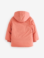 Pink Rust Shower Resistant Padded Coat (3-16yrs) - Image 7 of 10