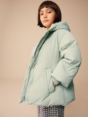 Sage Green Shower Resistant Padded Coat (3-16yrs) - Image 1 of 9