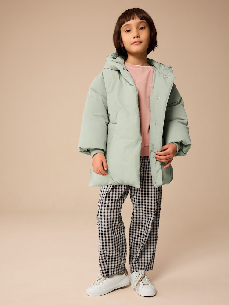 Sage Green Shower Resistant Padded Coat (3-16yrs) - Image 2 of 9